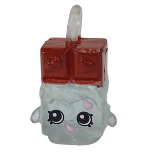 Shopkins Cheeky Chocolate Translucent Clear Charm Season 5 Ultra Rare